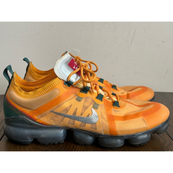 Nike Air Vapor Max Plus Shoes Men's Size 10.5 Orange low top sneakers AR6631-700 - Picture 8 of 12